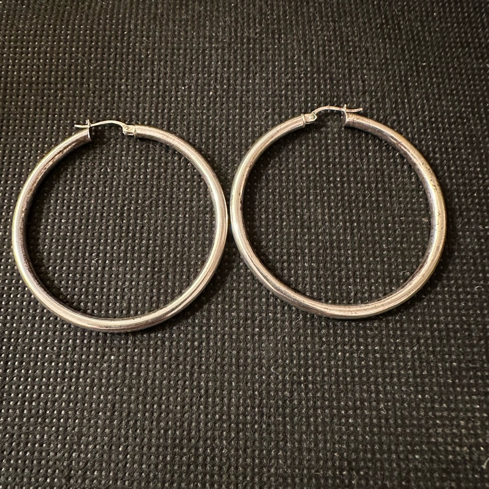 Sterling Silver Hoop Earrings